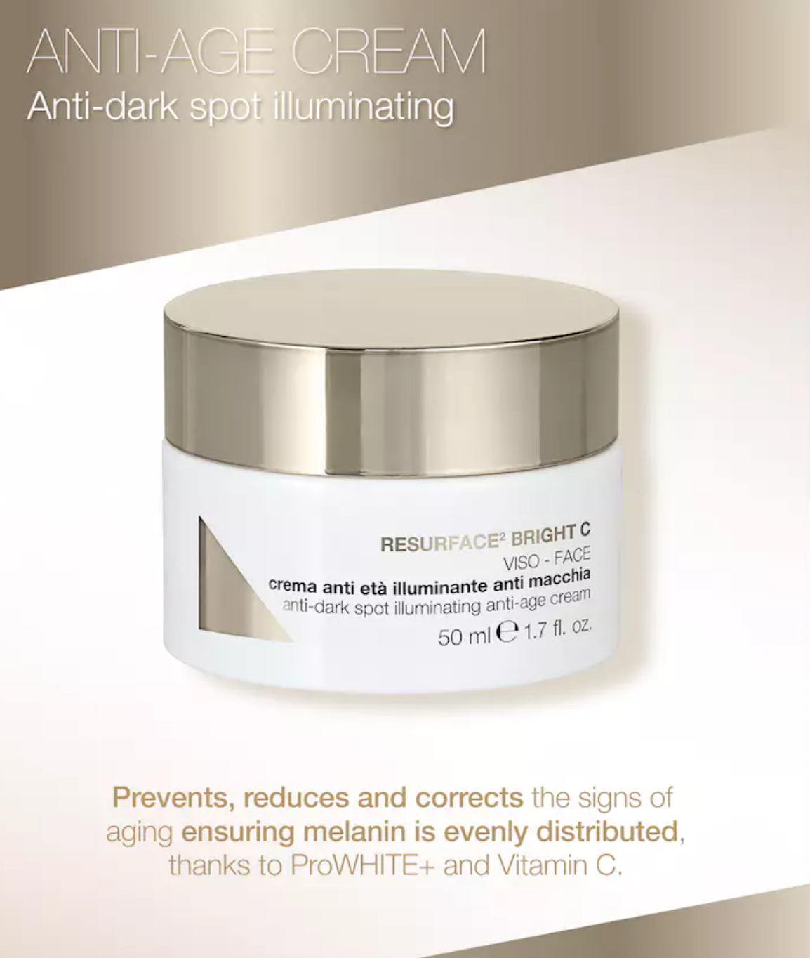 Diego Dalla Palma Anti-Dark Spot Illuminating Anti-Age Cream (50ml) Resurface Bright C