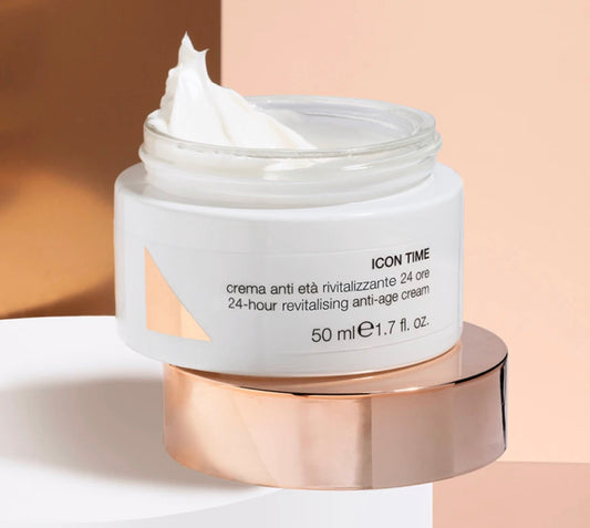 Diego Dalla Palma 24 Hour Icon Time Revitalizing Cream 50 ML, Vegan, Gold cream, Toronto, Canada - Glow By IVE