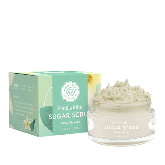 Vanilla Mint Lip Scrub|Woolzies - Soft by Nature 1 oz