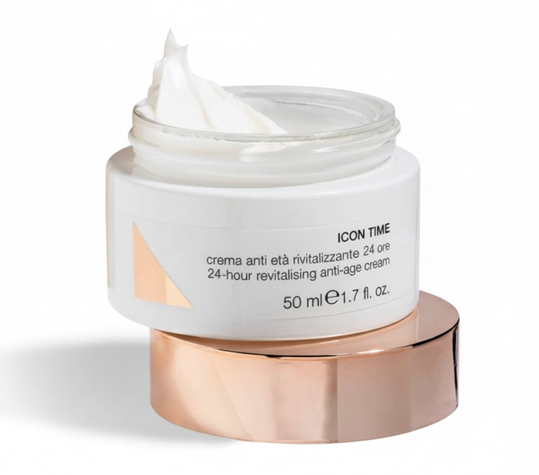 Diego Dalla Palma 24 Hour Icon Time Revitalizing Cream 50 ML, Vegan, Gold cream, Toronto, Canada 